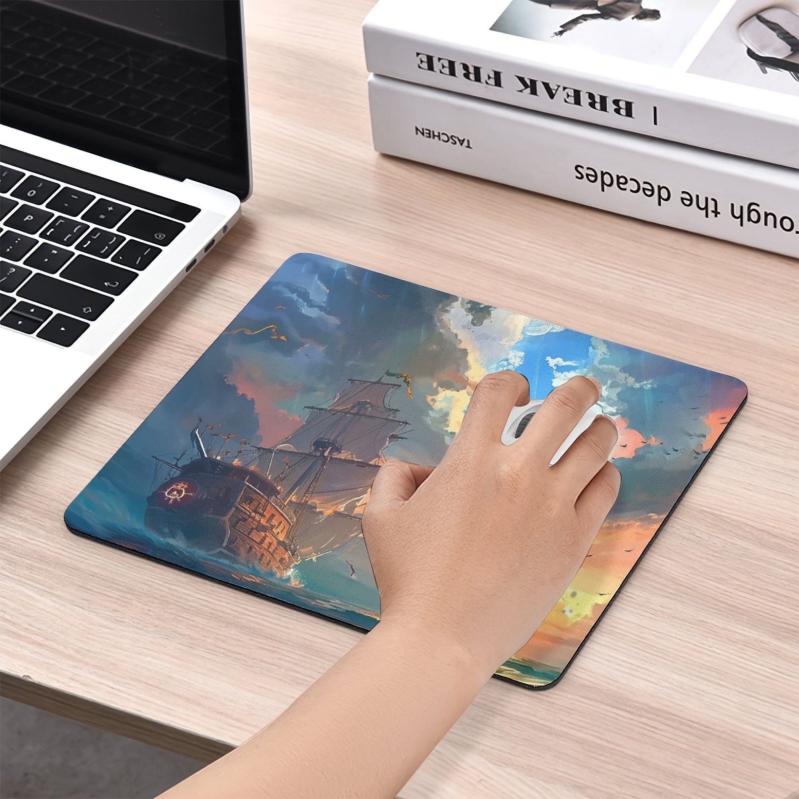 Anime Mouse Pad Small Gaming Mousepad Non Slip Rubber Base Desk Mat