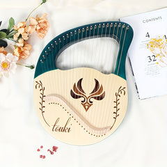 24 String Harp Lyre Small Portable Musical Instrument Easy To Learn