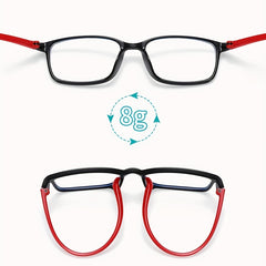 Kids' Light Blocking Computer Glasses, Square Full Frame Anti-Glare Eyewear