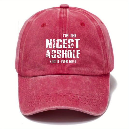 Adjustable Washed Cotton Baseball Cap Sun Hat for Outdoor Activities