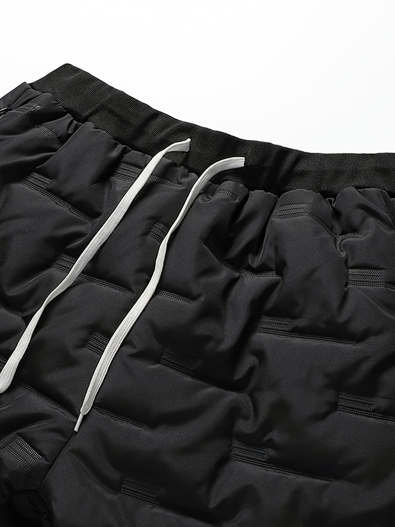 Men's Winter Thick Long Pants Warm Straight Leg Trousers
