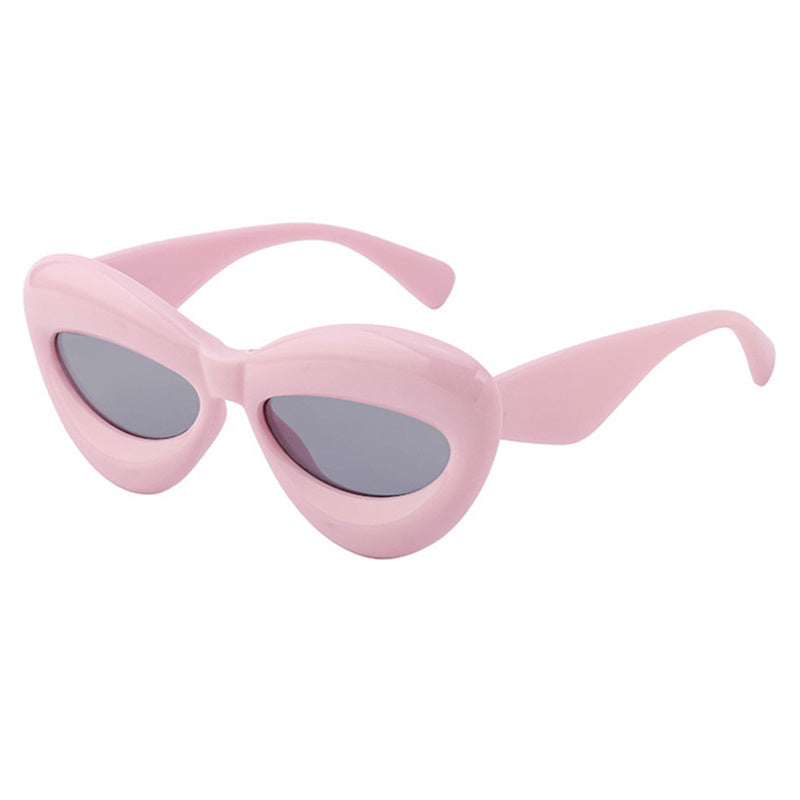 Y2K Narrow Frame Lip Inflatable Sunglasses