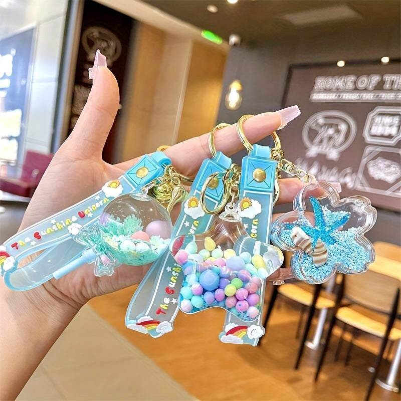 Unique Floating Lollipop Keychain