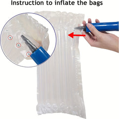 Wine Bottle Travel Protector Bags Inflatable Bubble Wrap Safety Choice