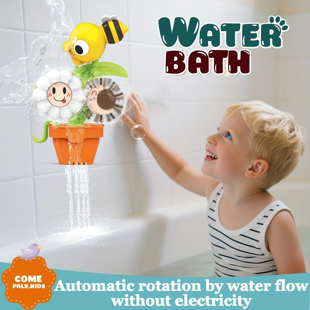 Colorful Flowerpot & Insect Bath Toys
