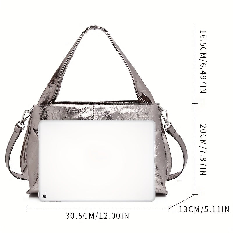 Leopard Print Leather Women's Shoulder Bag