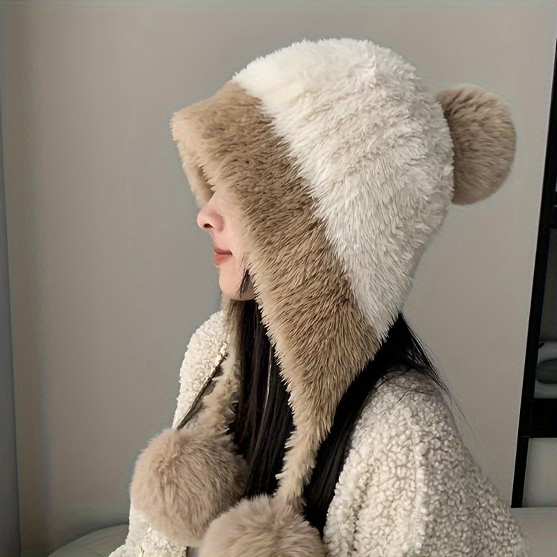 Thickened Women's Winter Hat for Various Occasions, Warm and Windproof