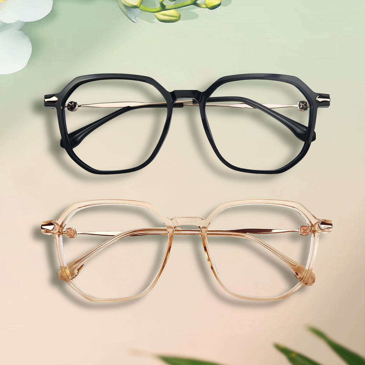 2pcs Unisex Light Blocking Glasses for Men