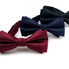 Bow Tie Dress Bow Knot Polyester Silk Yarn Wrinkle Resistant Fabric
