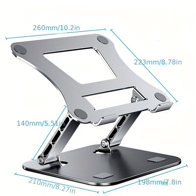 Adjustable Aluminum Alloy Laptop Tablet Stand Up To 17 Laptop
