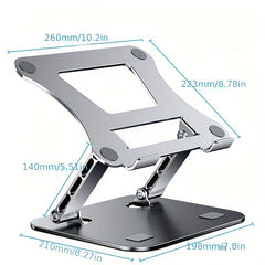 Adjustable Aluminum Alloy Laptop Tablet Stand Up To 17 Laptop