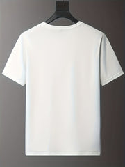 Demon Pattern Print Men's Comfy Sports T-shirt