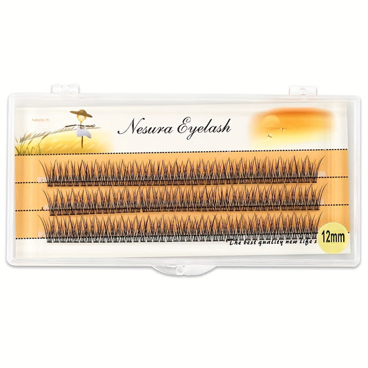 C Curling Fishtail False Eyelashes 0.07mm Thickness