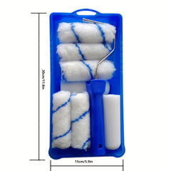 12pcs Paint Tray Set with Foam and Polyester Roller Covers
