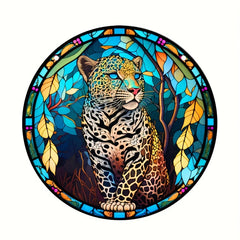 Leopard Suncatcher Acrylic Window Hanging Home Decor Gift