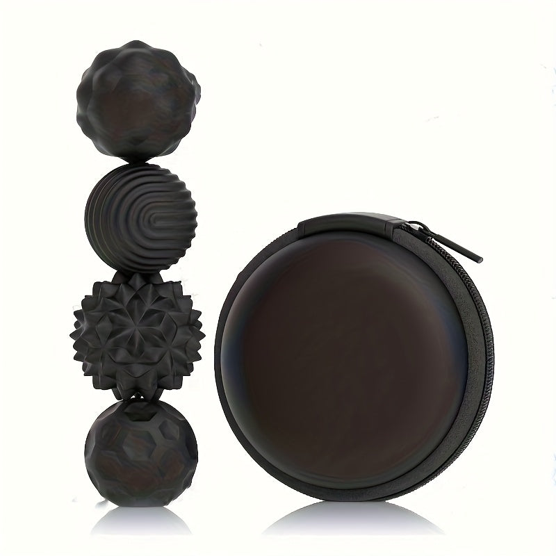 Silicone Magnetic Ball Set Adult Sensory Toy Compact Portable Textured Rolling