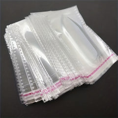200pcs Transparent Self-adhesive Bags for Candy Chocolate Packaging