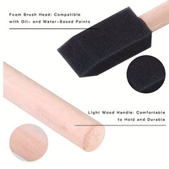 20 Foam Paint Brushes for Painting and Staining