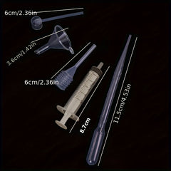 Perfume Dispensing Syringe & Funnel Set Small Funnel Perfume Refill Pump