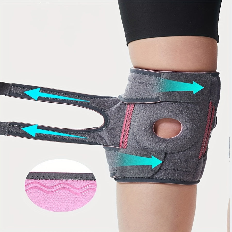 Compression Strap Sports Knee Pads Breathable Meniscus Joint Running Cycling