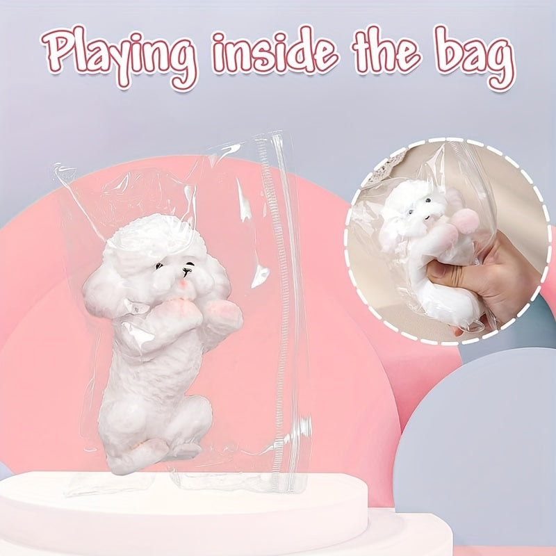 Large Teddy Fidget Toy with Realistic Hair - Comfortable Feel