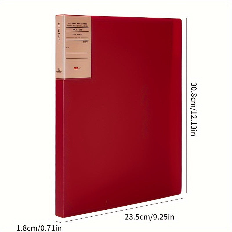 10pcs Retro A4 Document Folder File Storage Layer File Folder