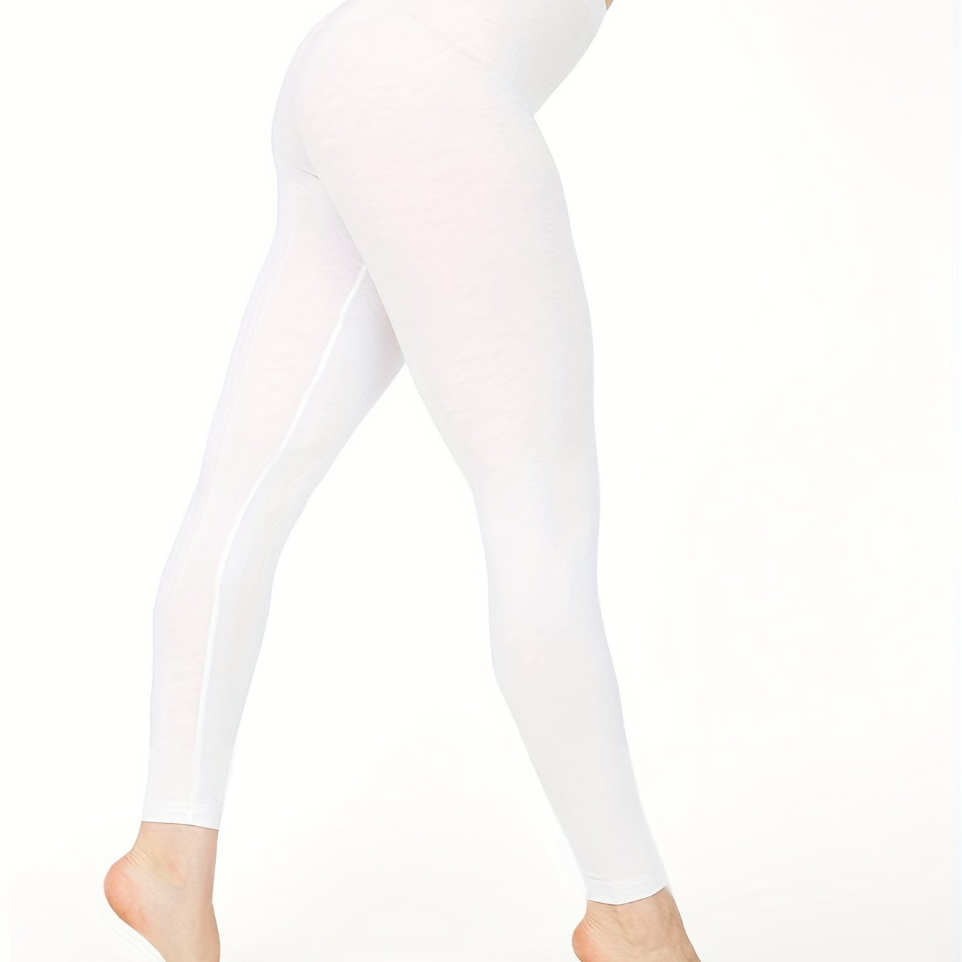 Basic Solid Leggings Casual Leggings For All Season Women's Clothing
