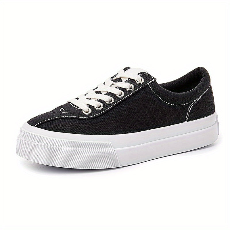 Women's Solid Thick Bottom Skate Shoes