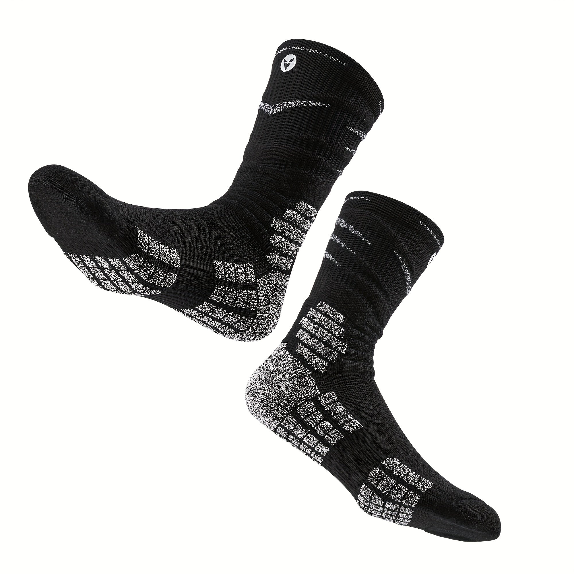 Veidoorn Basketball Socks Towel Bottom Compression Anti Slip Sweat Absorbing