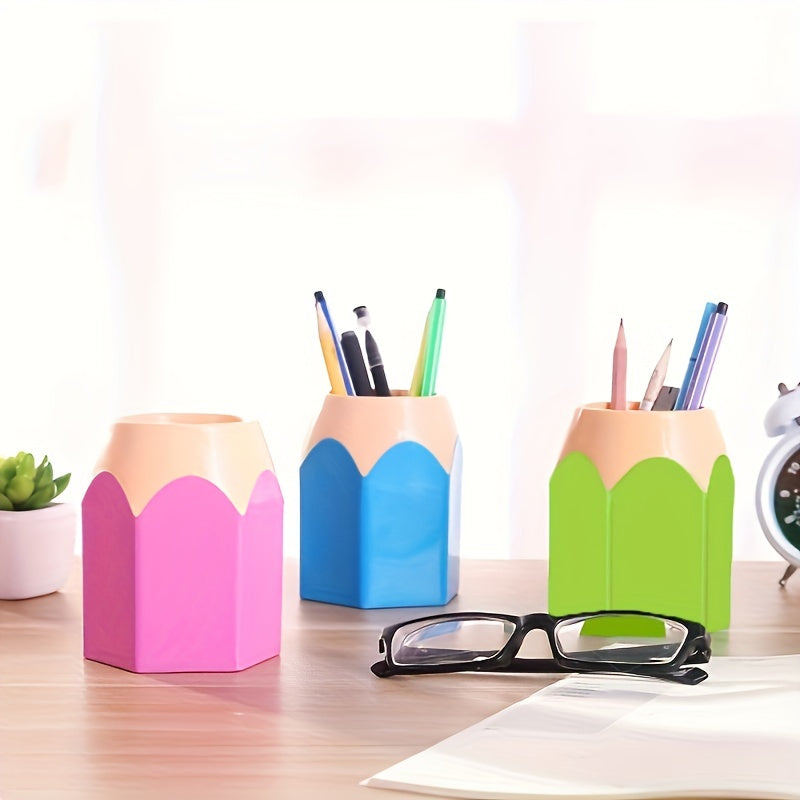 Stylish Pencil Holder Desktop Storage Container for Office and Classroom