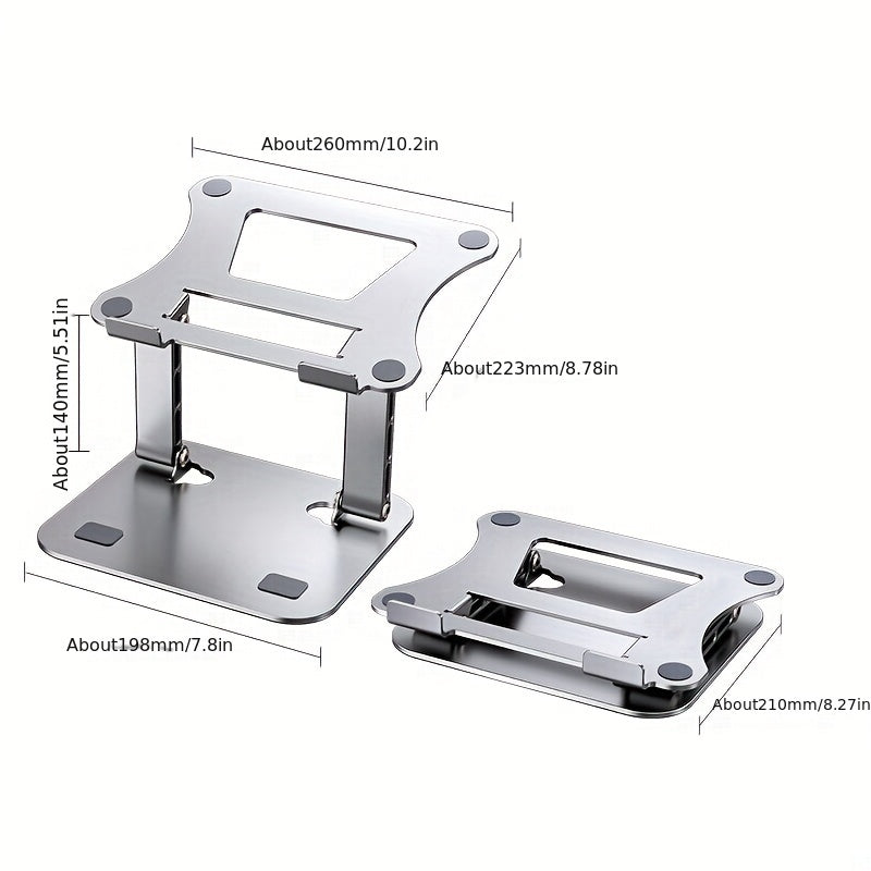 Adjustable Aluminum Alloy Laptop Tablet Stand Up To 17 Laptop