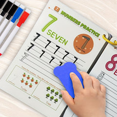 YUGUER Handwriting Improvement Kit - Reusable Calligraphy Practice Book