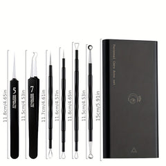 6pcs Fine Tip Blackhead Remover Tweezers for Acne