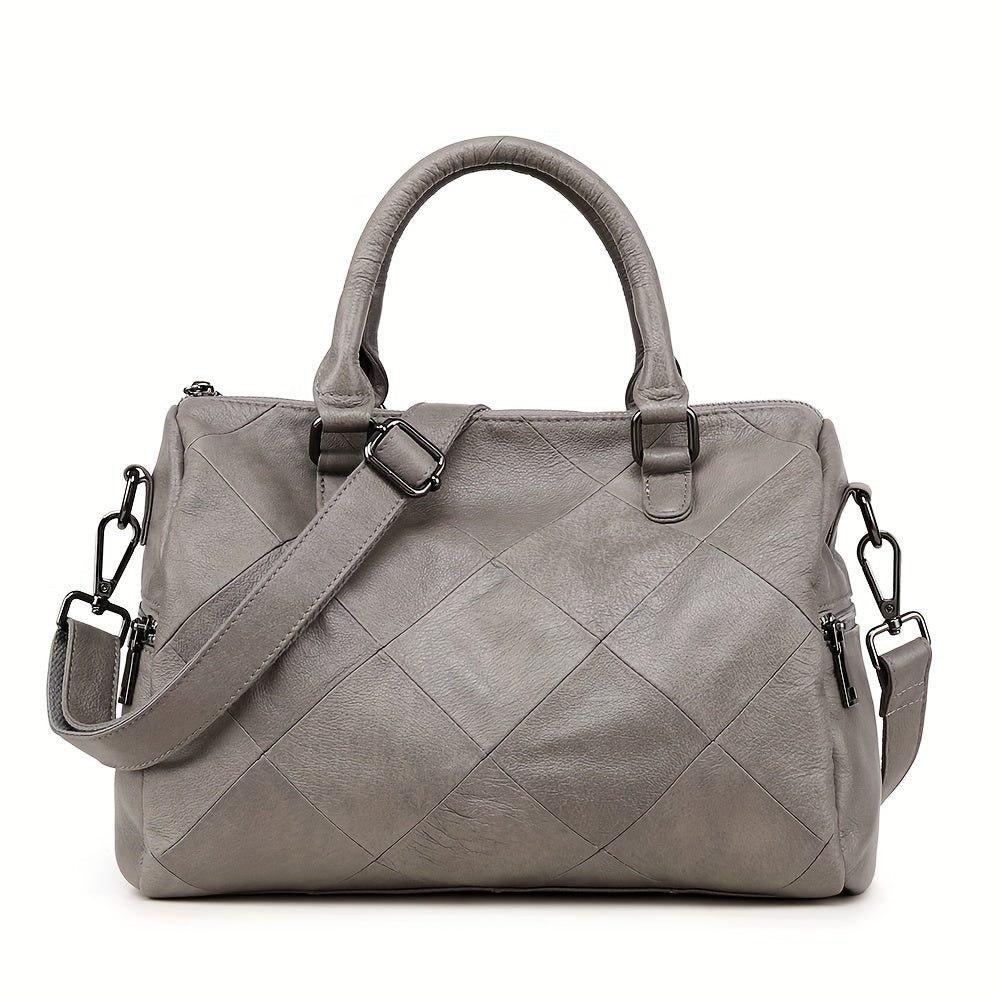 Cowhide Crossbody Bag for Women with Large Capacity