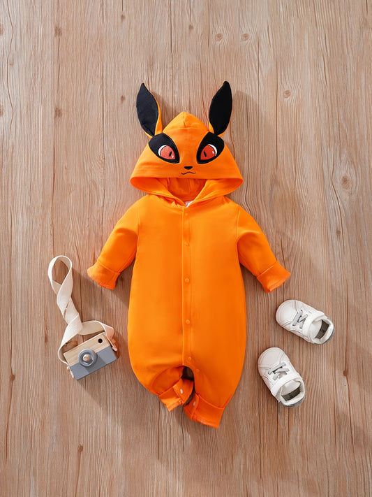 Fox Cosplay Anime Costume Cotton Baby Bodysuit Snap Jumpsuit