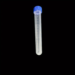 10pcs 10ml 15ml Transparent Graduation Test Tube with Lids