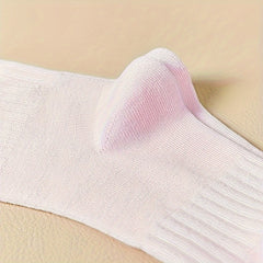 10 Pairs Durable Solid Socks Women's Stockings