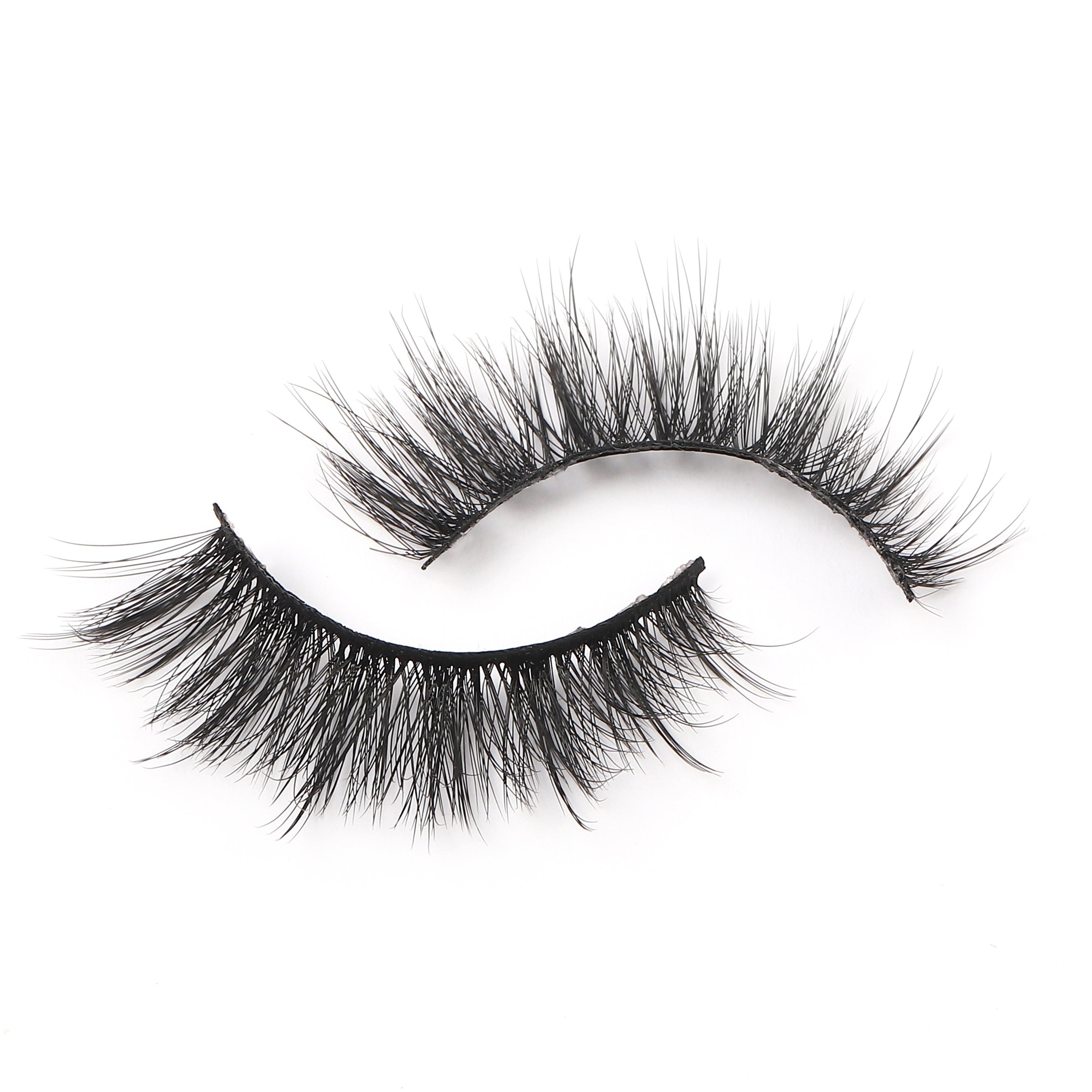 6D Fluffy Faux Mink Lashes 17mm Soft Stem Lightweight