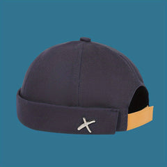 Men's Street Retro Iron Standard Beanie Hat