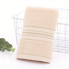 1pc Striped Hand Towel Cotton Soft Skin friendly Face Towel