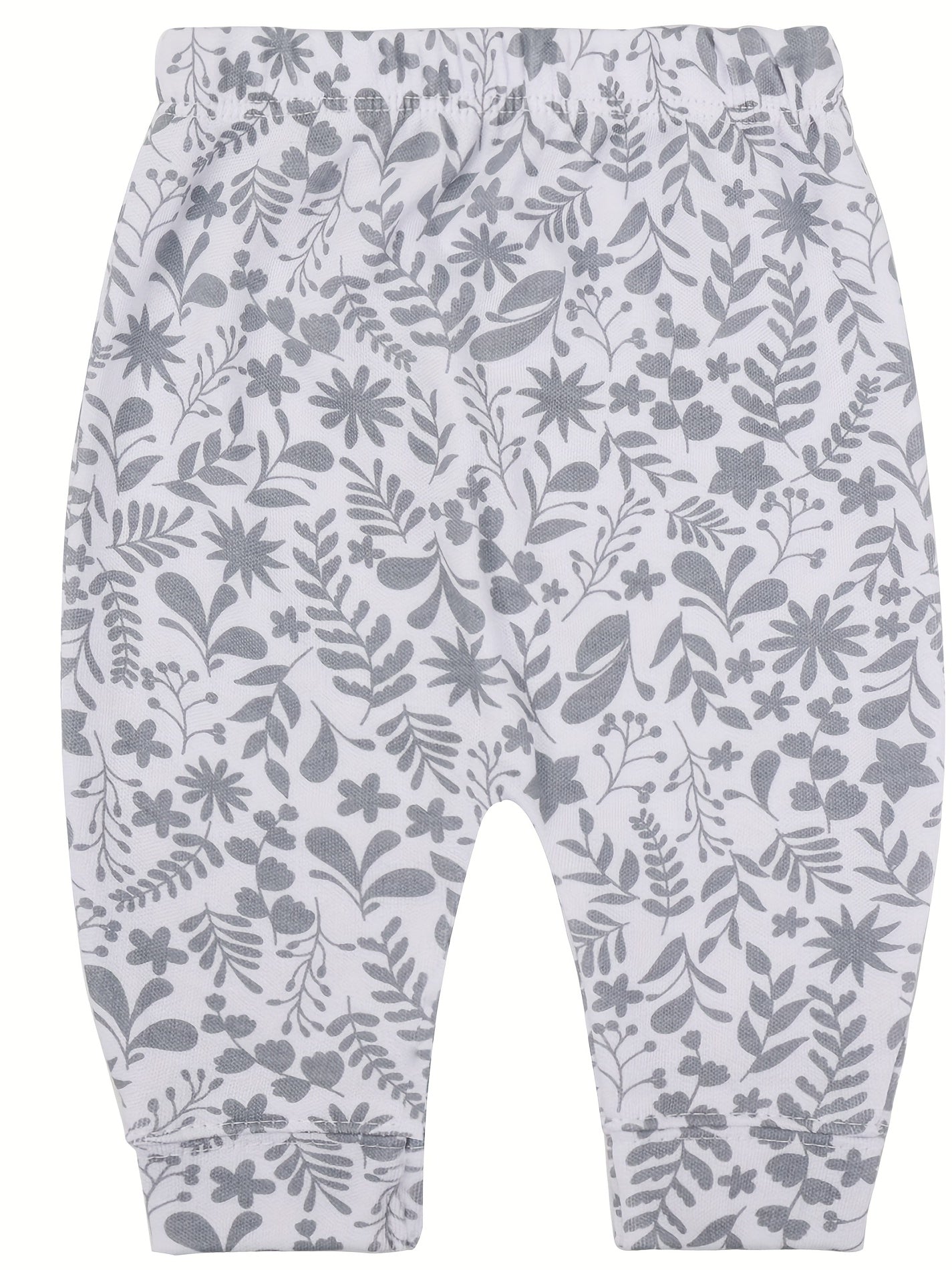 2 Pcs Comfy 100% Cotton Pants For Baby Girls 3-6 Months