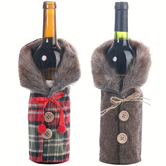 Christmas Bottle Sleeve Decoration - Great for Parties and Gatherings