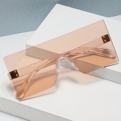 Square Oversized Sunglasses UV400 Sun Shades for Vacation