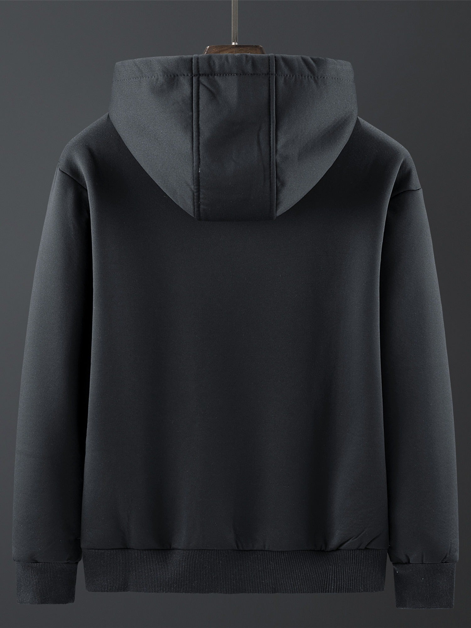 Men's Fall Winter Fleece Hooded Jacket