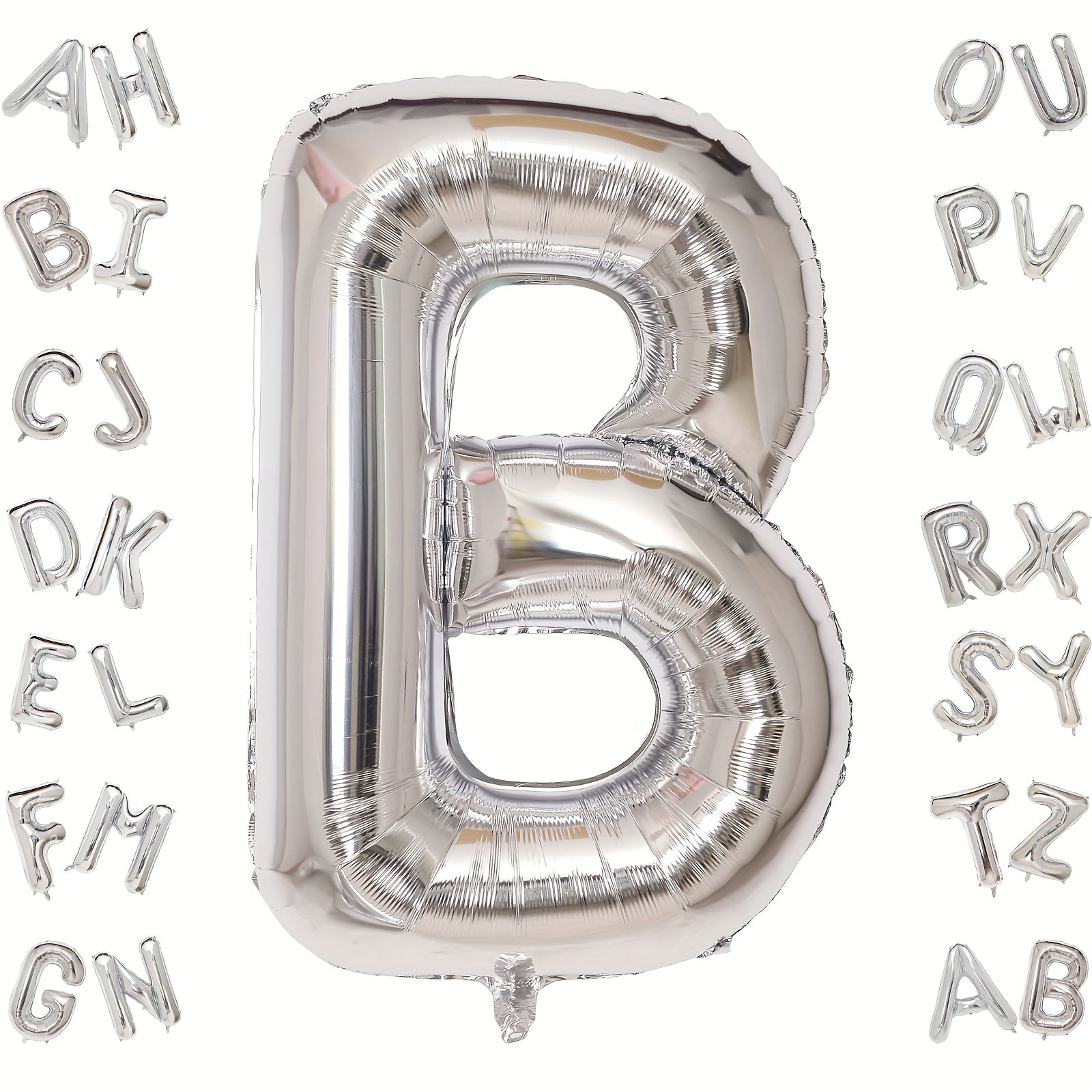 Large Silver Letter A Balloons Foil Mylar Big Balloons