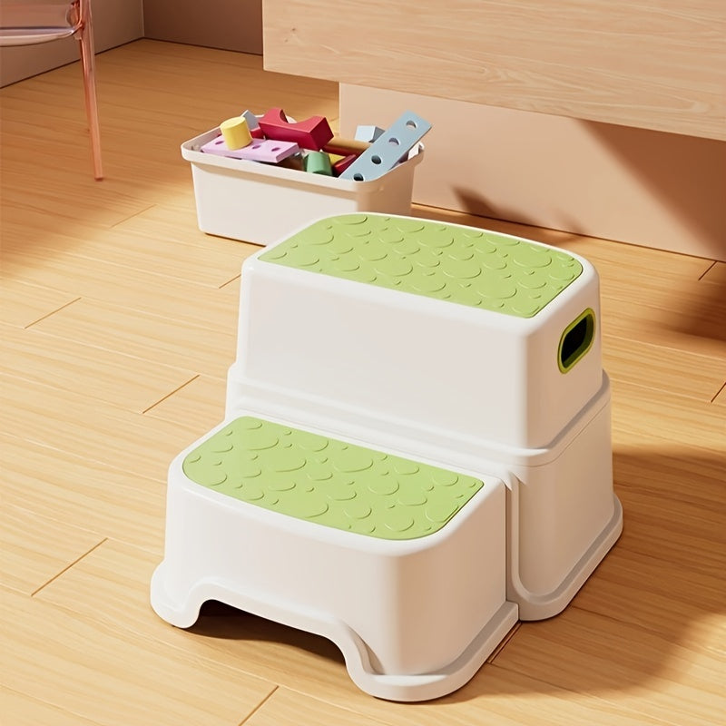 Anti Slip 2 Step Stool for Toilet Potty Training Bathroom Safe