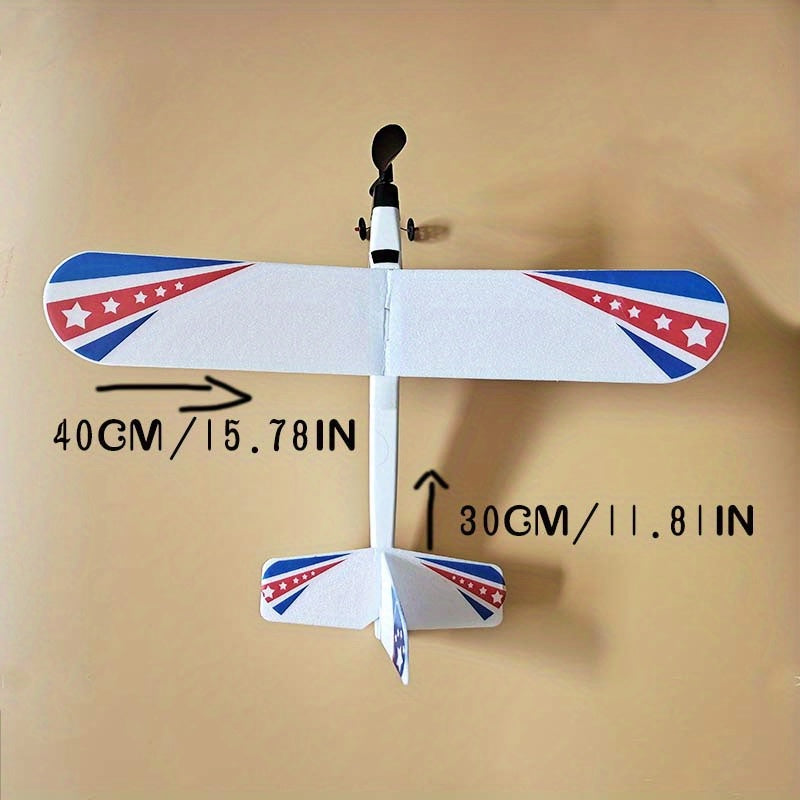Rubber Band Powered Model Glider DIY Airplane