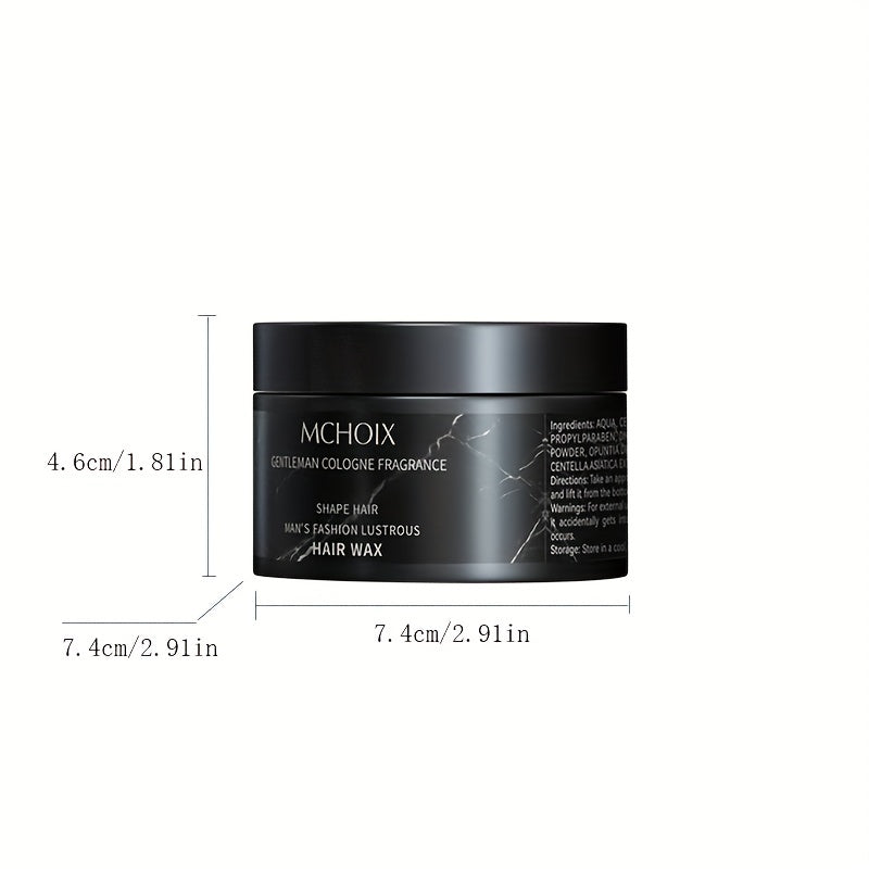 100g Gentleman Cologne Hair Wax Strong Hold Hair Styling Wax Gel for Men