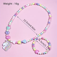 3pcs Set Dinosaur Pattern Kids Watch with Bracelet & Necklace