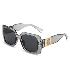 Large Frame Rectangular Sunglasses Vintage Stylish Sun Shade Eyeglasses